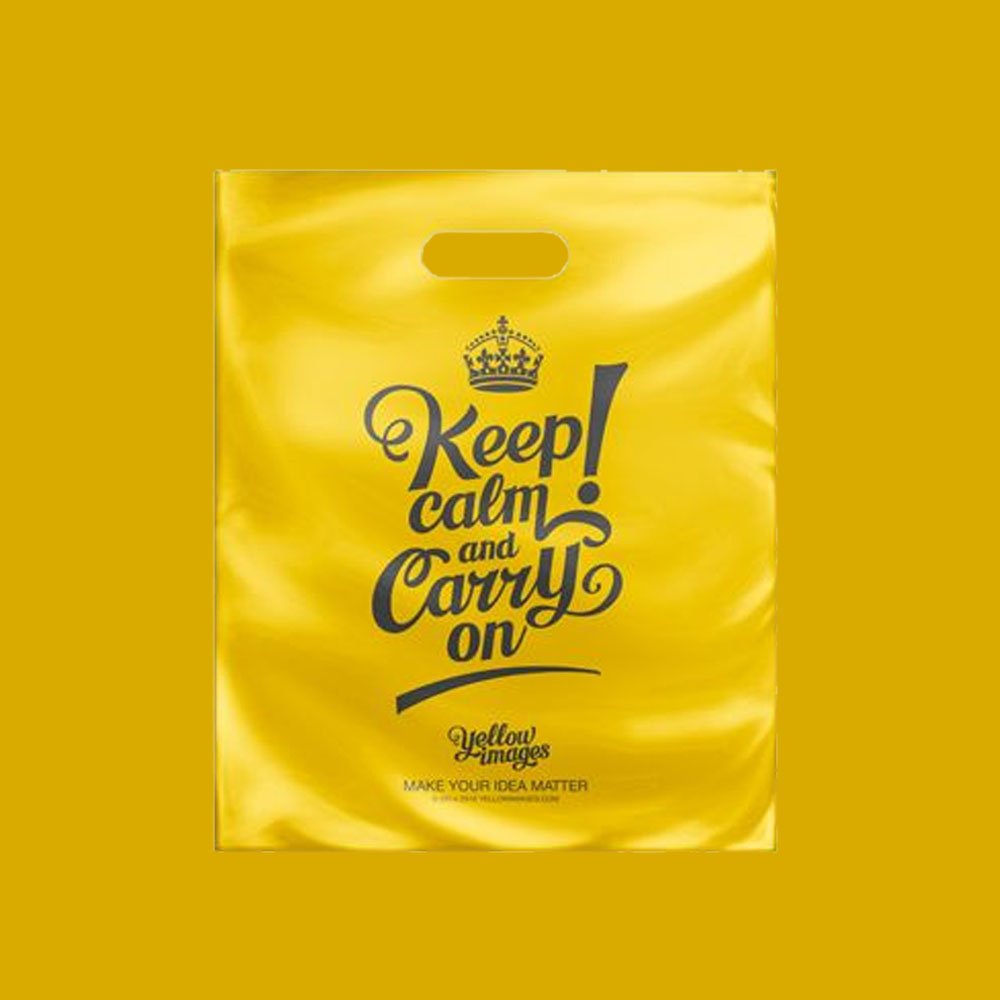 Laminated Carry Bags with Handle / D-Cut